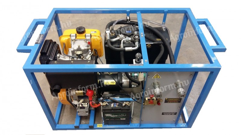 BÁLACSOMAGOLÓ GÉP MEGHAJTÓ HIDRAULIKUS TÁPEGYSÉG