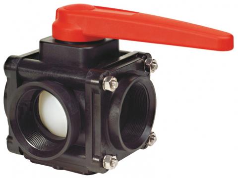 ARAG 453-as sorozatú 3-utas golyóscsap Menetes 1"-3"-ig csatlakozással ARAG 453-as sorozatú 3-utas golyóscsap Menetes 1"-3"-ig csatlakozással