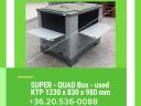 SUPER - QUAD 06.20.536-0088 Box - használt kartonplast műanyag láda - KTP 144 888