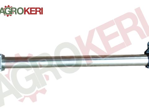 MTZ kipufogó cső turbós,  csappantyúval,  saválló