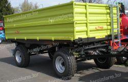 FLIEGL DK 160 kéttengelyes, három oldalra billenthető pótkocsi