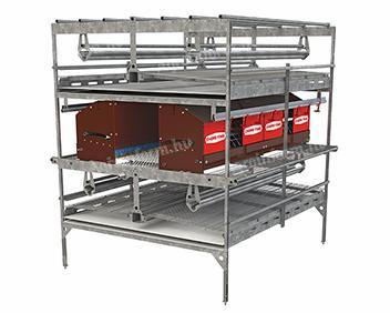 Alternatív tojó tartástechnológia – CHORE TIME