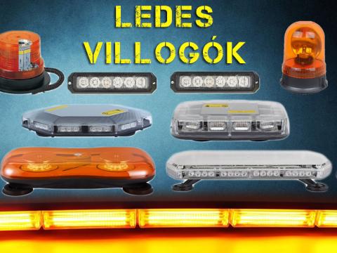 Forgó villogó, sárga villogó, sárga ledes fényhíd 12/24V Forgó villogó, sárga villogó, sárga ledes fényhíd 12/24V