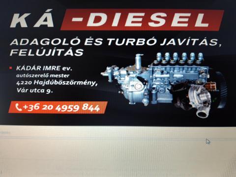 Diesel Adagoló - Turbó javítás Diesel Adagoló - Turbó javítás