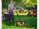 Fűnyírótraktor Cub Cadet XT3 QS137 oldalkidobós,  Kawasaki kéthengeres V-motorral