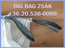 Bigbag zsák 20. 536 - 0088 használt/új 90x90x90-236 cm-ig RAKTÁR KÉSZLETRŐL kapható