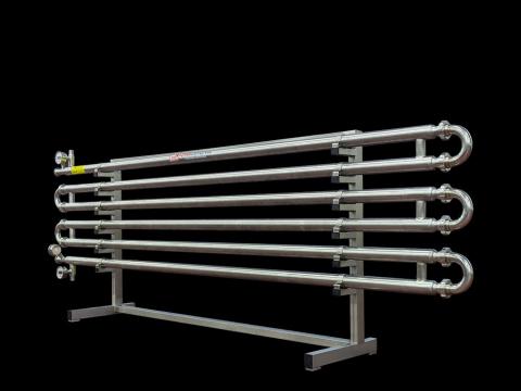 Csöves folyadékhűtő 175.000.kal/óra teljesítménnyel Csöves folyadékhűtő 175.000.kal/óra teljesítménnyel