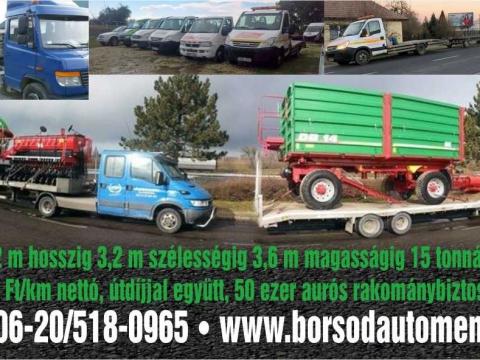 Gépszállitás Fuvarozás túlméretes szállitás rámpával Gépszállitás Fuvarozás túlméretes szállitás rámpával