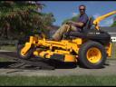 Fűnyírótraktor,  eredeti amerikai,  Cub Cadet Z7 183 oldalkidobós,  183 cm vágószélességgel