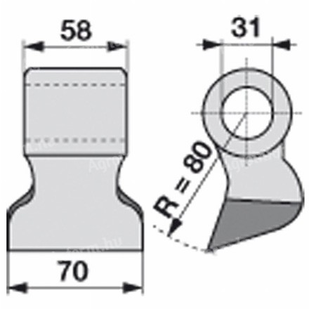 Agrimaster szárzúzóhoz kések - kalapácsok a NYÍRKER-től