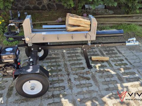 Vízszintes,  kétirányú hasítógép - benzinmotoros - JANSEN HS-20DS63 Vízszintes,  kétirányú hasítógép - benzinmotoros - JANSEN HS-20DS63