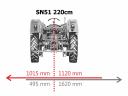 Szárzúzó - mulcsozó hidraulikus oldalkitolással - előre és hátra - JANSEN AG-220