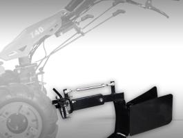 Kétoldalú ároknyitó eke a JANSEN MGT-600E kistraktorhoz