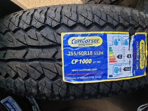 255/60R18 112H COMFORSER A/T M+S 4X4 ÚJ VEGYES GUMI FEHÉR FELIRATTAL 255/60R18 112H COMFORSER A/T M+S 4X4 ÚJ VEGYES GUMI FEHÉR FELIRATTAL