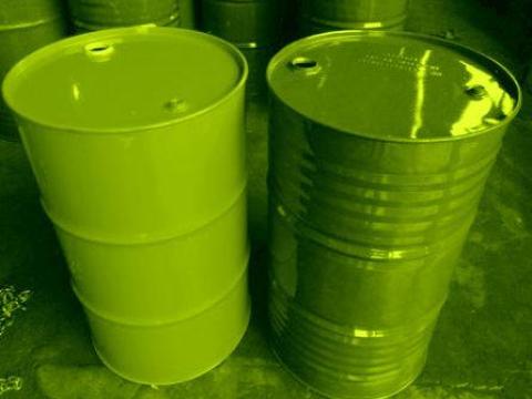 Rögzített tetejű fém hordó,  egyszer 20 körzet,  536-0088, használt/2. osztály - eladó,  216 l