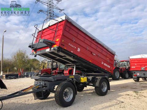 Új Metal Fach 12 Tonnás pótkocsi Magasítóval / Ponyvával Új Metal Fach 12 Tonnás pótkocsi Magasítóval / Ponyvával