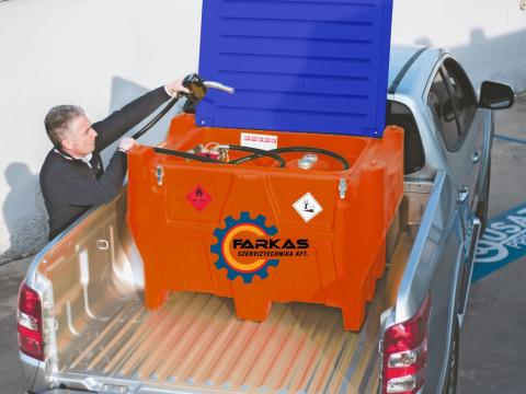 Raktárról! Carrytank 440 literes pickup gázolaj tartály