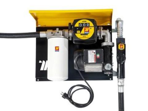 MECLUBE WALLMEC gázolaj kimérő szett,  12V 45 l/p szivattyú,  mechanikus mérőóra,  szűrő,  6 m nyomótömlő,  automata pisztoly Cikkszám: 11934