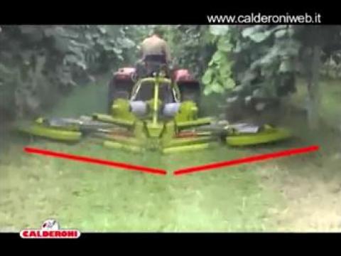 Calderoni Airone nagy munkaszélességű sor és soralj kasza önterülő talajkövető rendszerrel Calderoni Airone nagy munkaszélességű sor és soralj kasza önterülő talajkövető rendszerrel