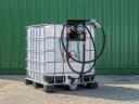 1000 literes új IBC ADR-vizsgával,  DT-Standard 230V 60 liter/p kimérőszerkezettel