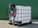 1000 literes új IBC ADR-vizsgával,  DT-Standard 230V 60 liter/p kimérőszerkezettel