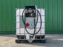 1000 literes új IBC ADR-vizsgával,  DT-Standard 230V 60 liter/p kimérőszerkezettel
