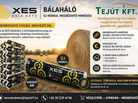 XES bálaháló kedvező áron, készletről XES bálaháló kedvező áron, készletről