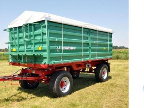 FARMTECH ZDK-1800 és 1500 MGI 3 old. billenős kéttengelyes pótkocsi KC-Békés Kft.