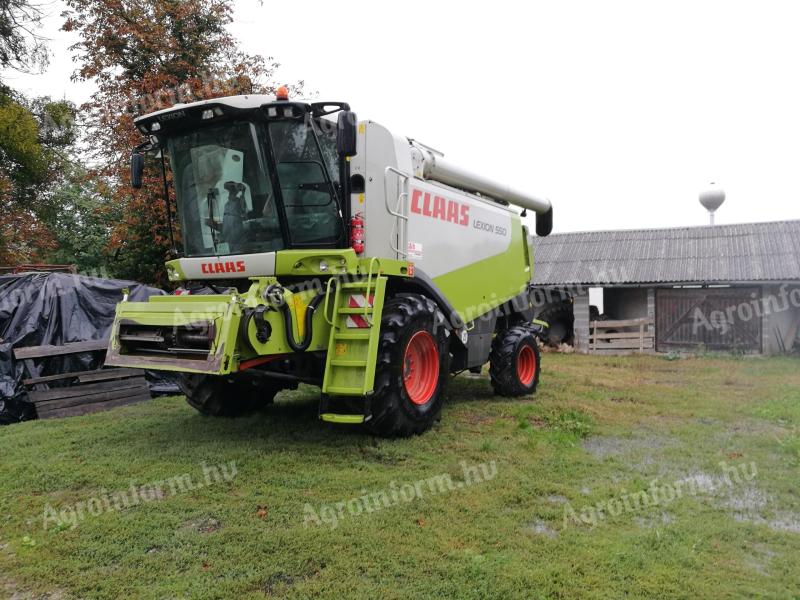 Lexion 550 V660 gabonaasztallal 1850 óra
