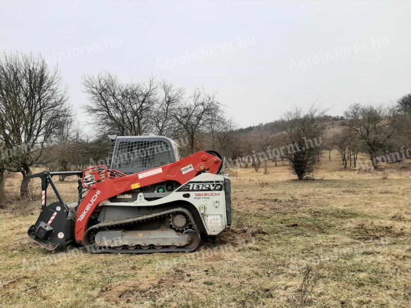 Erdészeti szárzúzás,  tuskómarás