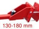 K.U.L.T ujjas tárcsaszett 25 cm-es tárcsákhoz,  130-180 mm zárszelvény rendszerhez