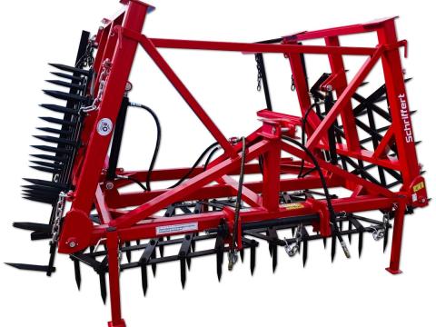 Schriffert fogasborona 4 táblás (110 kg) hidraulikus + simító (ingyenes kiszállítással Magyarország területén)