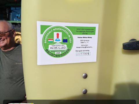 Növényvédőgépek felülvizsgálata