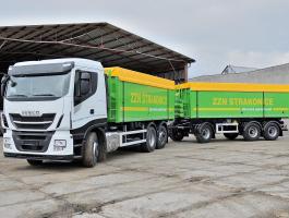 Takarmányszállító billenőplatós tehergépkocsi (3 rekeszes) – tápszállító, terményszállító - PÁLYÁZHATÓ