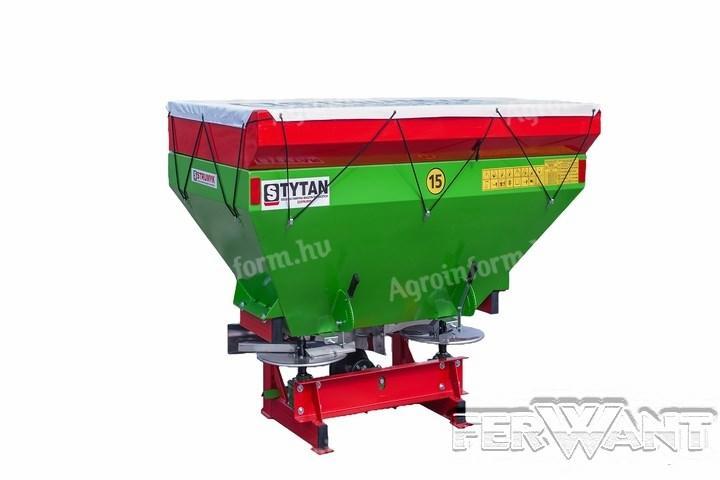 Műtrágyaszóró, 2 tárcsás, 1200 l