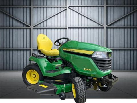 John Deere X584 fűnyírótraktor + 122 cm kasza - ÚJ - 2 év GARANCIA - KEDVEZMÉNYES ÁR John Deere X584 fűnyírótraktor + 122 cm kasza - ÚJ - 2 év GARANCIA - KEDVEZMÉNYES ÁR