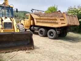 Gépi földmunka, útépítés, tereprendezés, ásás, bontás