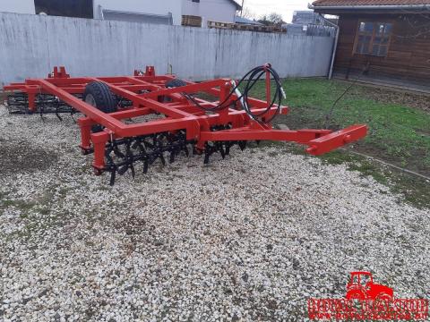 Új 3,2 m vontatott ásóborona,  2 sor rögtörővel-raktárkészletről