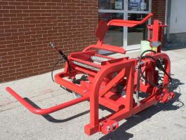 BARGAM FP-60 kis körbálacsomagoló számláló + oldal felvevő villa/auto stop