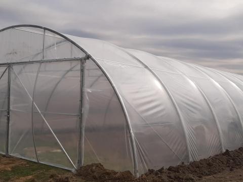 Új alagút fóliasátor 8 x 30 m