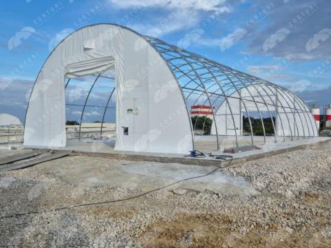 Ipari sátor 12,2 x 24 x 6,1 m