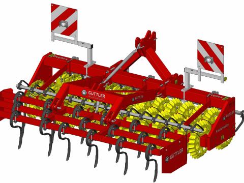 DX 30 m. Duplex Güttler front magágykészítő henger +ZV rugóskapa