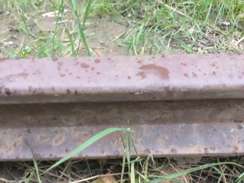 Simító sín talajegyengető