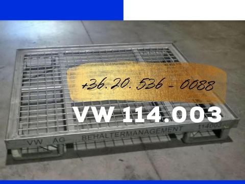 114.003 VW paletta - használt - USED 20.536-0088 - silver VW 114003 + cover VW 001210