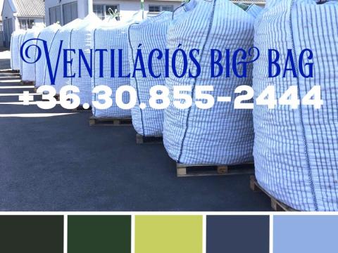 Big bag zsák Ventillációs 20. 536-0088 használt: krumpli,  hagyma,  tűzifához vento zsák olcsó
