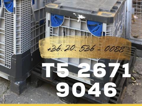 Daimler Chrysler Box T5 2671 & T5 9046 USED 20. 536-0088 műanyag konténer eladó Bp Daimler Chrysler Box T5 2671 & T5 9046 USED 20. 536-0088 műanyag konténer eladó Bp