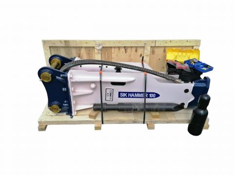 Sik Hammer 100 hidraulikus bontókalapács kotró,  markoló,  exkavátor Sik Hammer 100 hidraulikus bontókalapács kotró,  markoló,  exkavátor