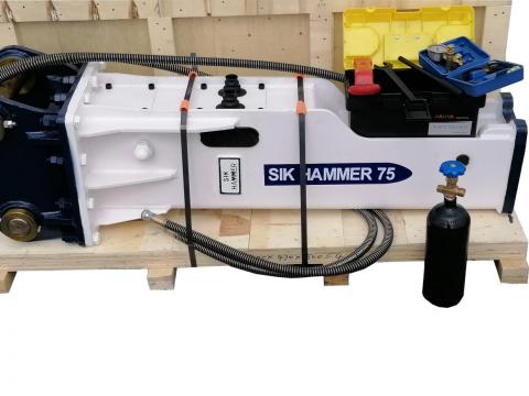 Sik Hammer 75 hidraulikus bontókalapács kotró,  markoló,  exkavátor Sik Hammer 75 hidraulikus bontókalapács kotró,  markoló,  exkavátor