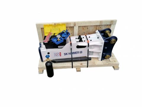 Sik Hammer 68 hidraulikus bontókalapács kotró,  markoló,  exkavátor