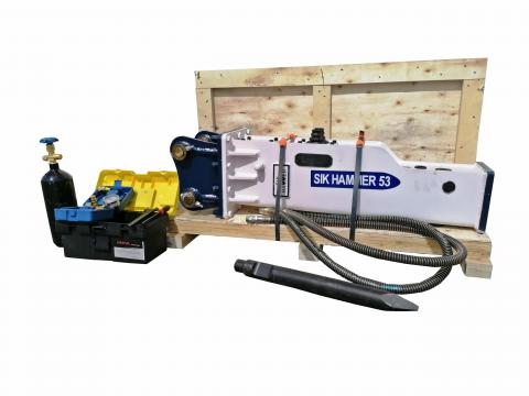 SIK Hammer 53 hidraulikus bontókalapács kotró, markoló, exkavátor SIK Hammer 53 hidraulikus bontókalapács kotró, markoló, exkavátor